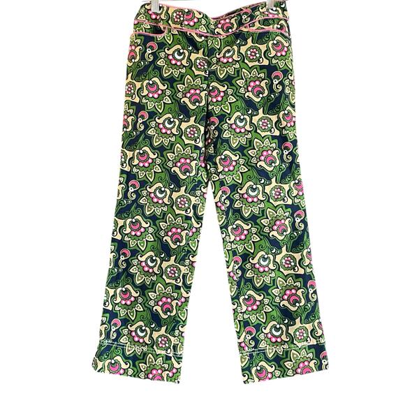 Lilly Pulitzer Pants - Vintage Lilly Pulitzer Size 0 The in Crowd Nutty Professor Floral Corduroy Pants